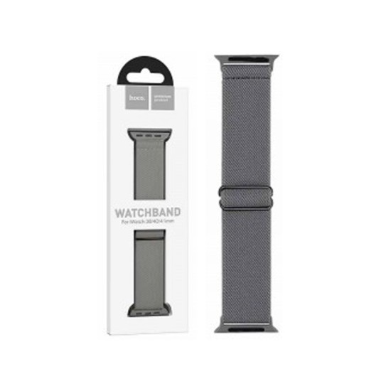 Hoco Elastic Strap for iWatch  WA04 38/40/41mm Gray